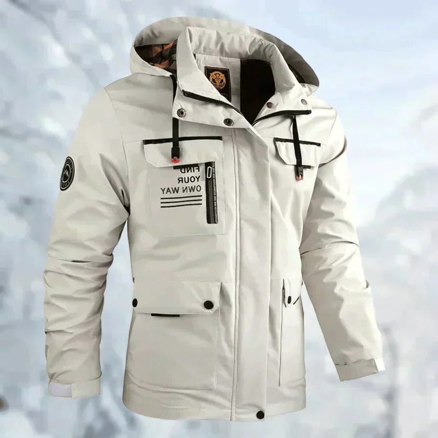 Waterproof and Breathable Mens Outdoor Coat