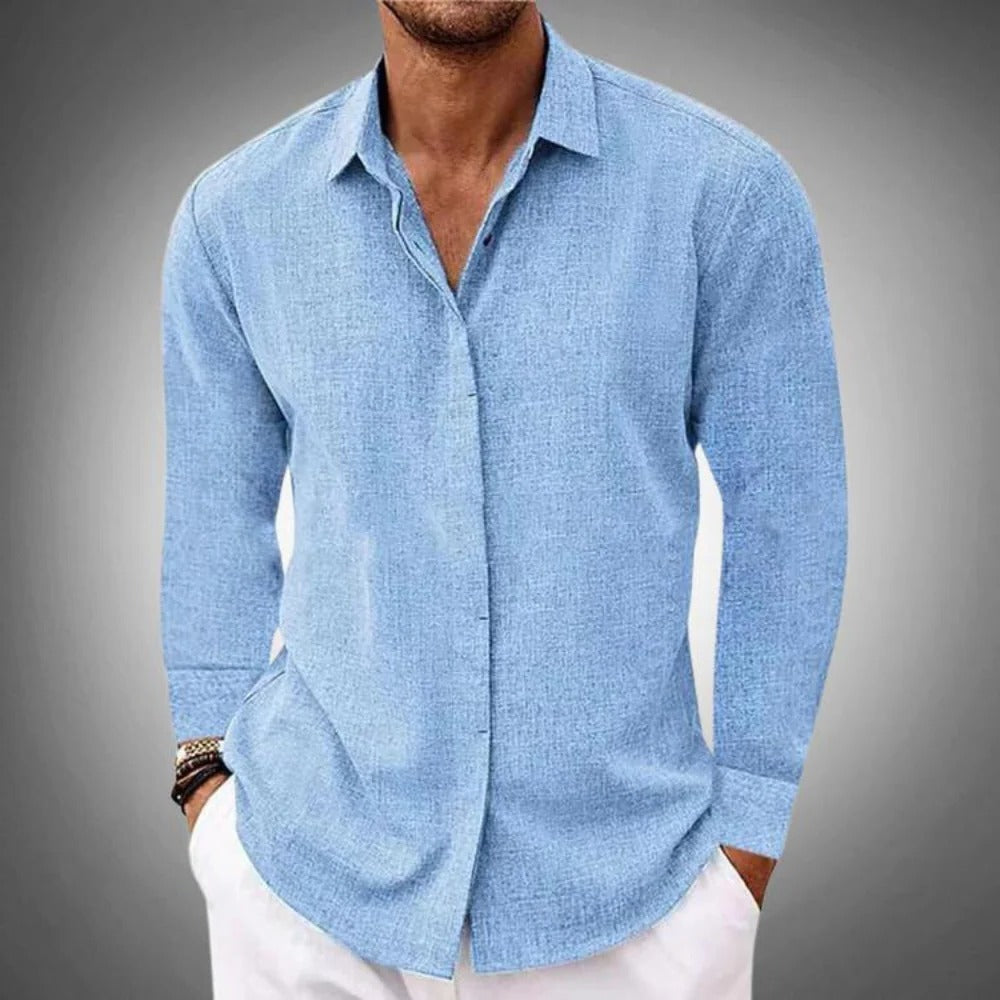 Traditional Casual Button Down Shirt - Pexav