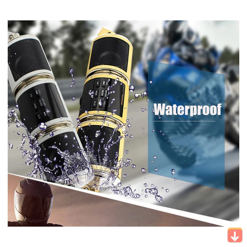 Waterproof Motorcycle Wireless Speaker with FM