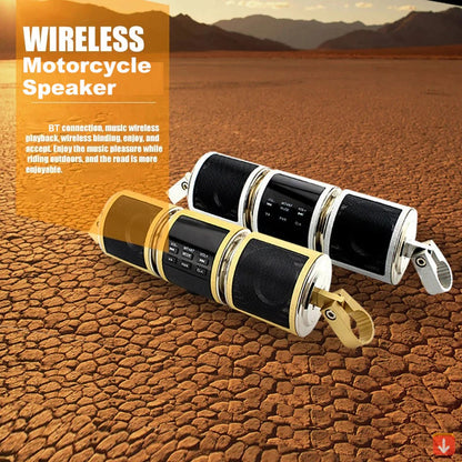 Waterproof Motorcycle Wireless Speaker with FM
