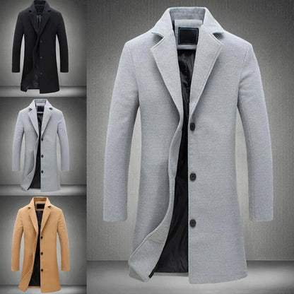 Warm Mens Parka Winter Jacket