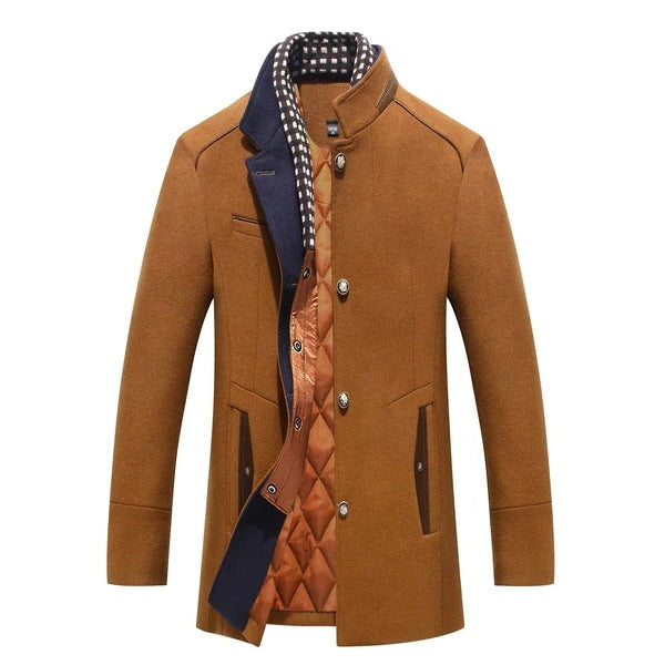Warm Woolen Mens Winter Coat - Pexav