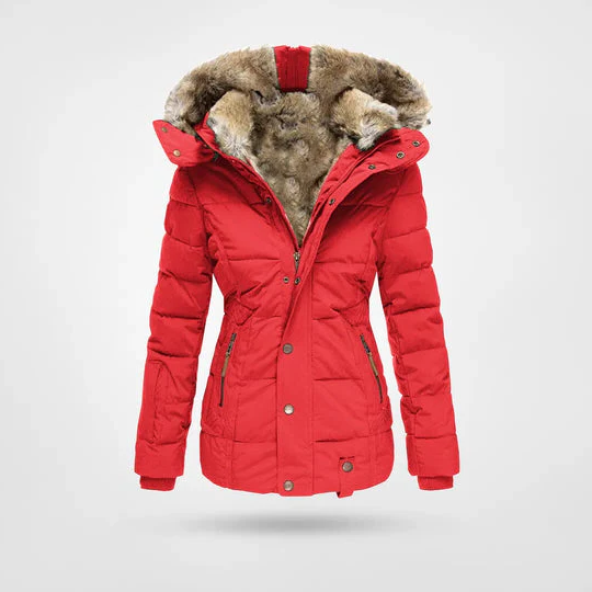 Stylish Insulated Parka Coat with Hood