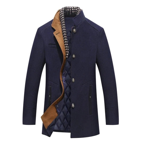 Warm Woolen Mens Winter Coat