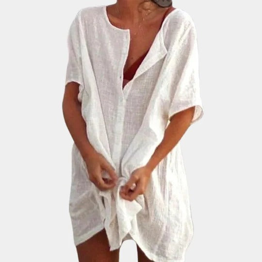Lightweight Casual Women's Sundress - Pexav