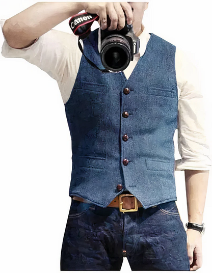 Trendy Classic Vest Jacket - Pexav