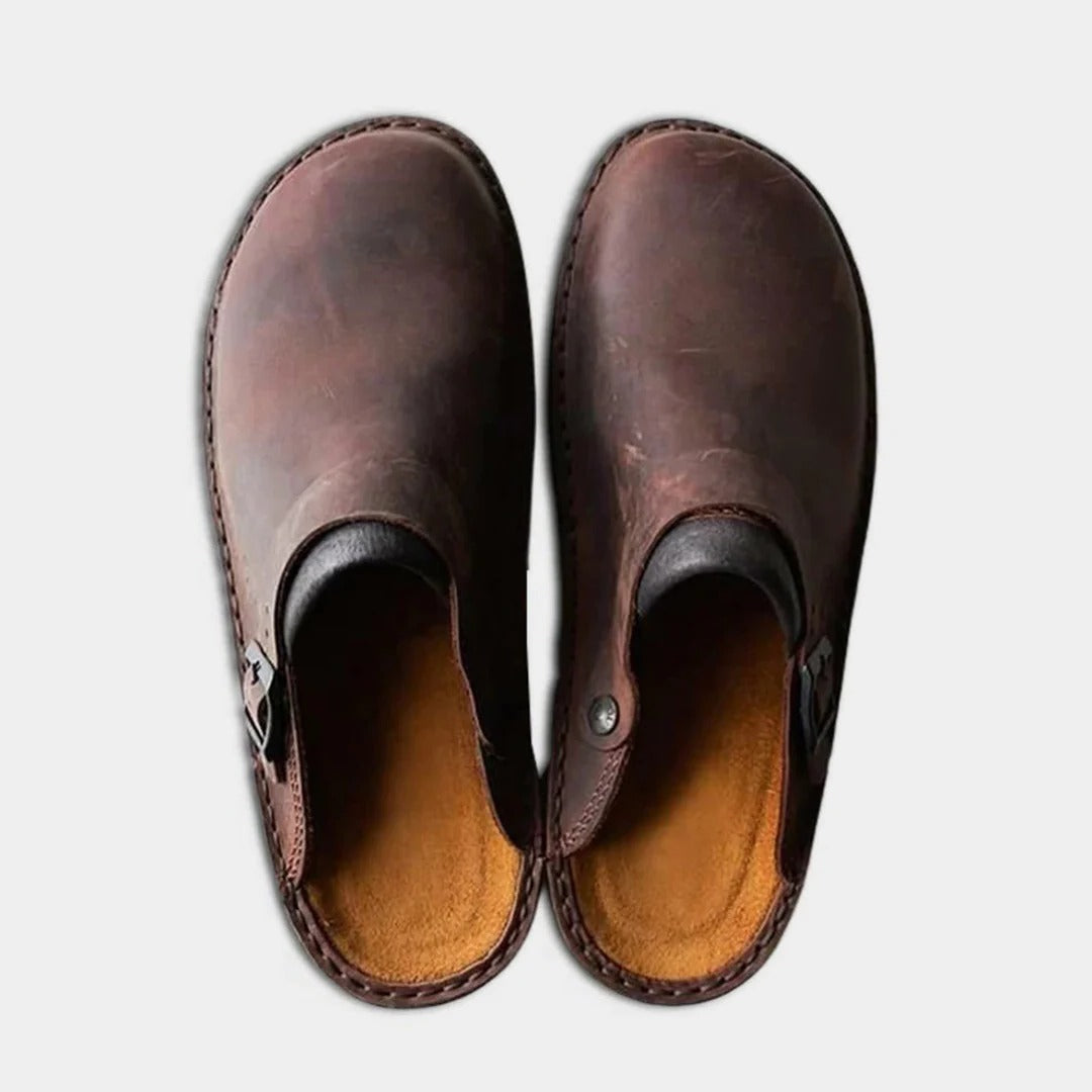 Comfortable Genuine Leather Slip Ons
