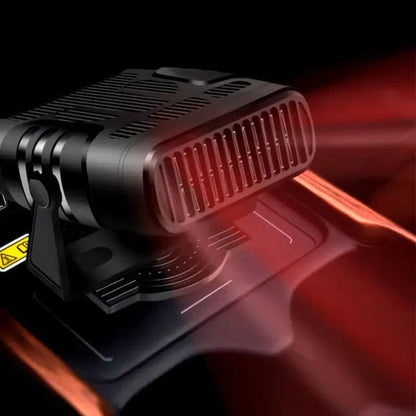 Compact Car Heater and Fan for Year Round Use