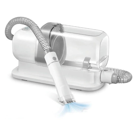 Quiet Pet Grooming Kit with Clippers and Brush - Pexav