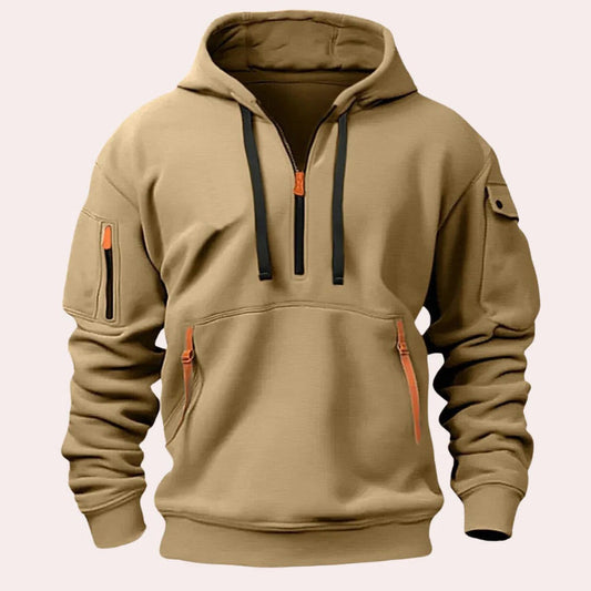 Classic Fit Mens Casual Hooded Sweatshirt - Pexav