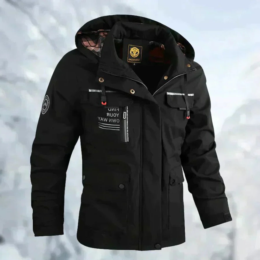 Waterproof and Breathable Mens Outdoor Coat