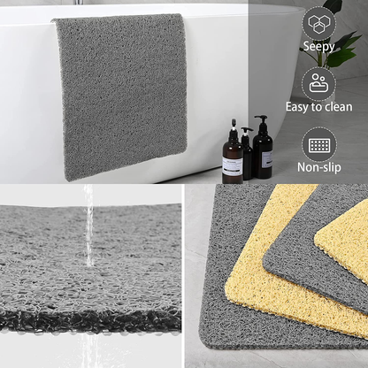 Soft Grip Bathroom Shower Mat with Fast Drainage Support