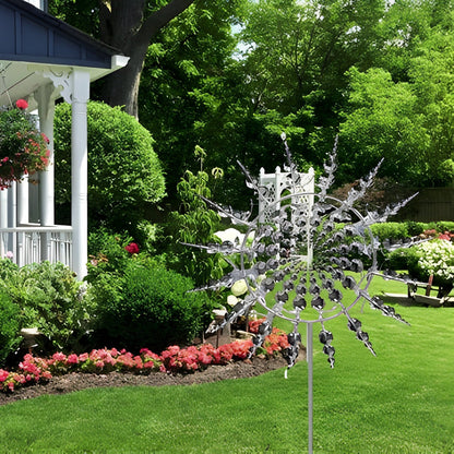 Colorful Garden Metal Windmill with Durable Coating
