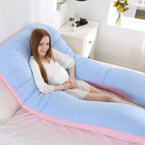 Comfortable Full Body Pillow for Pregnancy and Back Support