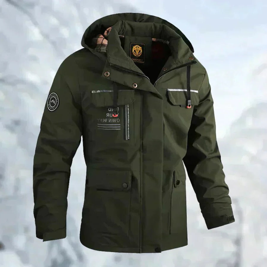 Waterproof and Breathable Mens Outdoor Coat
