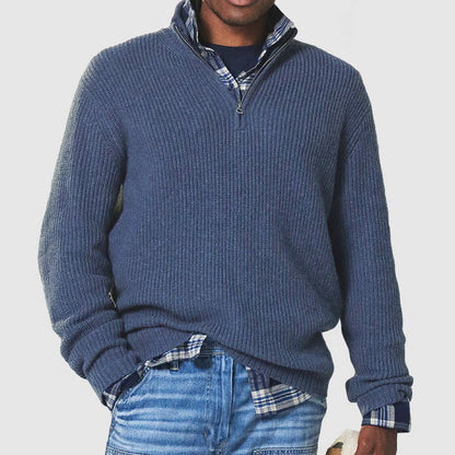 Smart Zip Up Sweater for Work