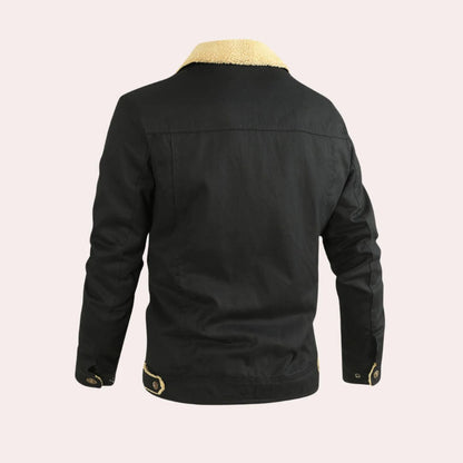 Classic Men's Leather Flight Jacket