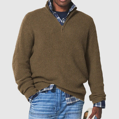 Smart Zip Up Sweater for Work