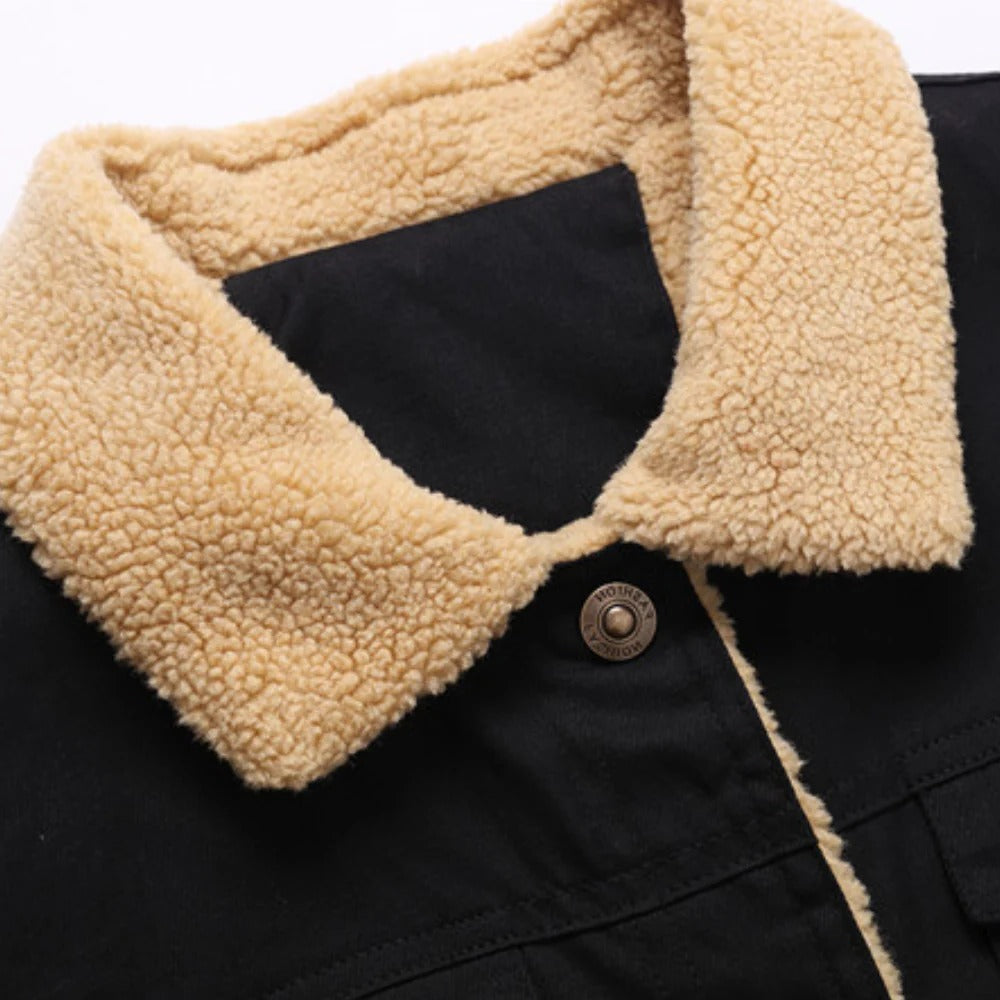 Classic Men's Leather Flight Jacket