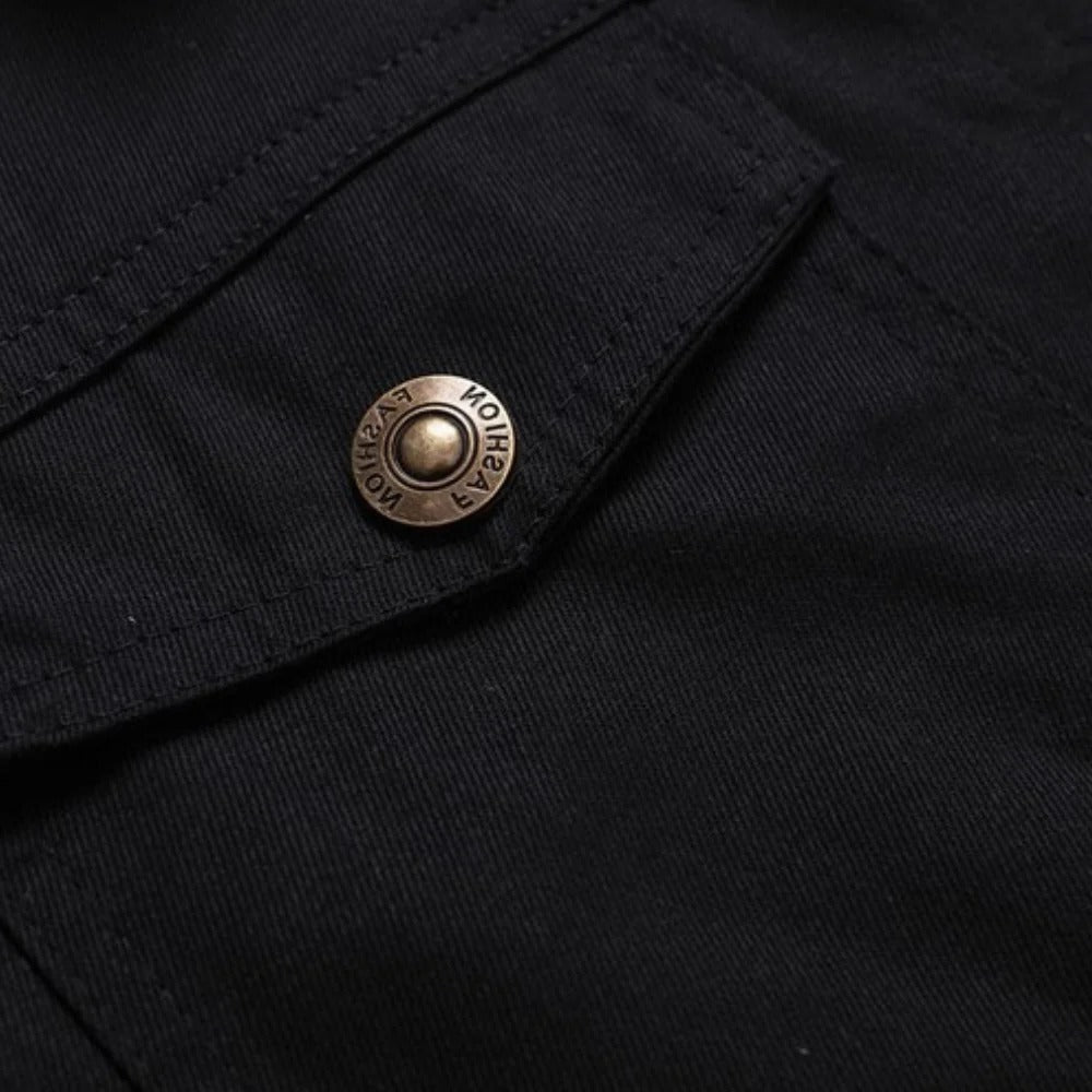 Classic Men's Leather Flight Jacket