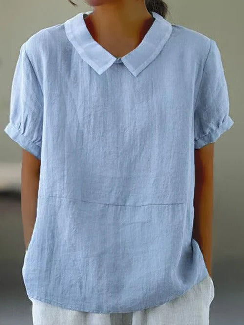 Classic Lightweight Cotton Blend Shirt - Pexav