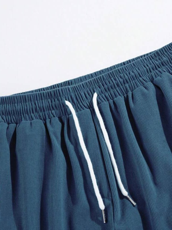 Casual Textured Comfort Shorts
