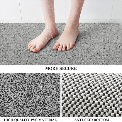 Soft Grip Bathroom Shower Mat with Fast Drainage Support