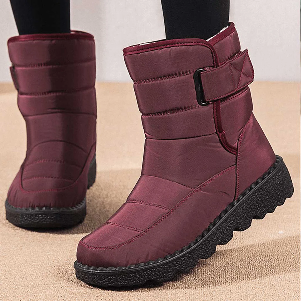Insulated Women's Winter Snow Boots - Pexav