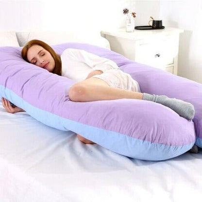 Comfortable Full Body Pillow for Pregnancy and Back Support