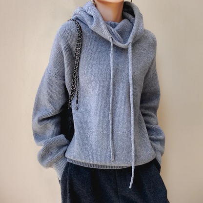 Soft Merino Wool Turtleneck Sweater for Women