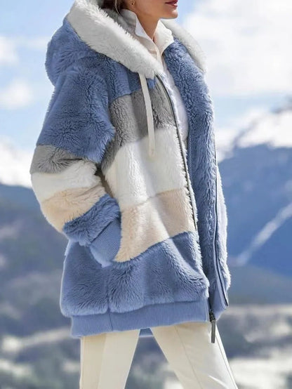 Warm Sheep Wool Filled Winter Coat