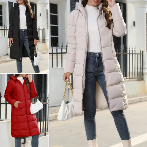 Warm Womens Down Parka Coat
