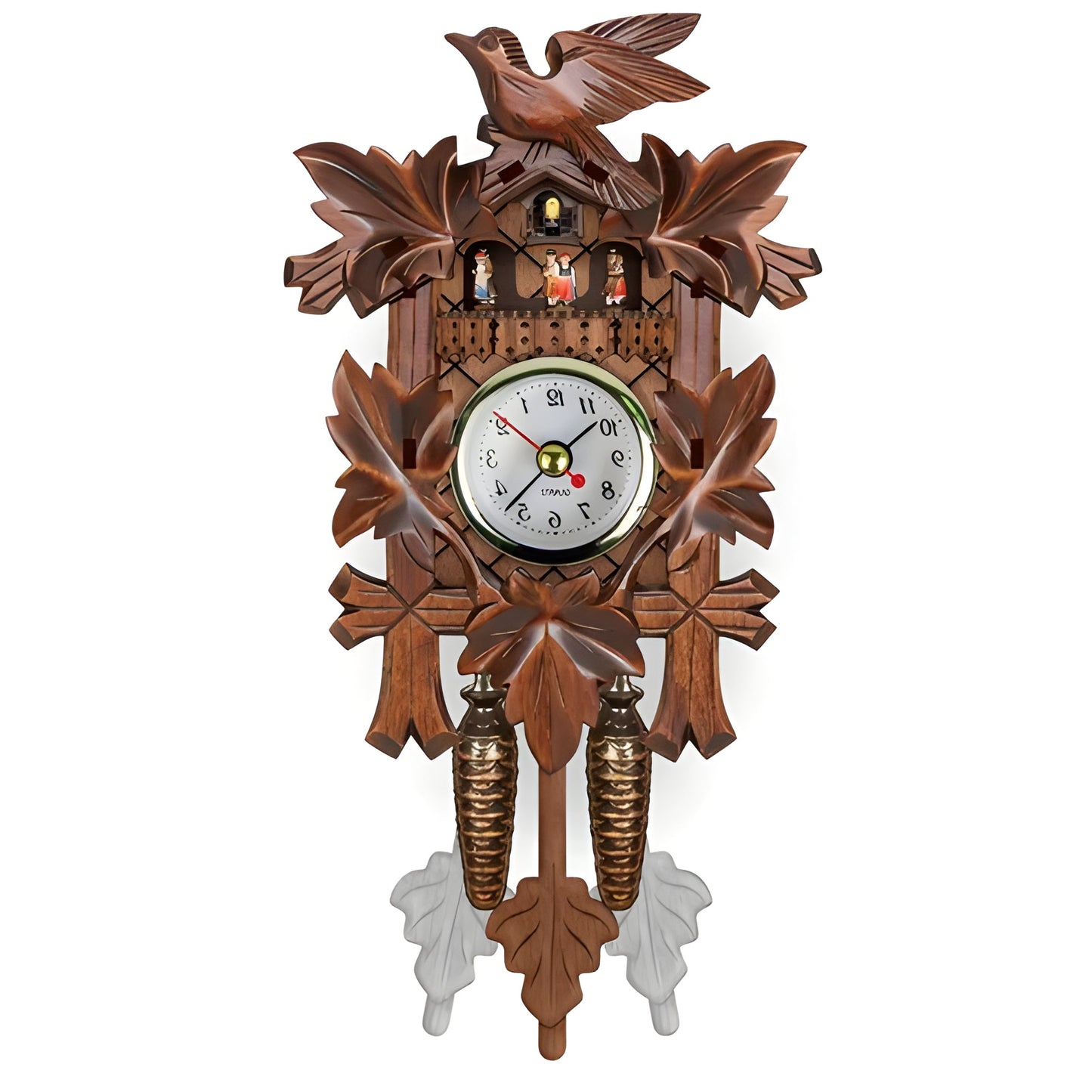 Vintage Style Wooden Wall Clock