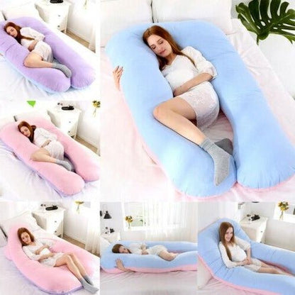 Comfortable Full Body Pillow for Pregnancy and Back Support