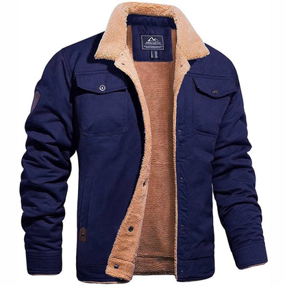 Classic Men's Leather Flight Jacket