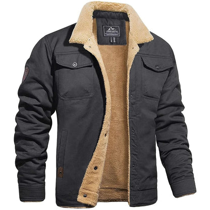 Classic Men's Leather Flight Jacket
