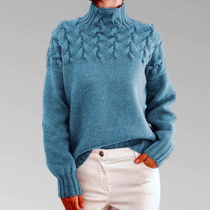 Soft Women's Crew Neck Knit Sweater
