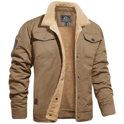 Classic Men's Leather Flight Jacket
