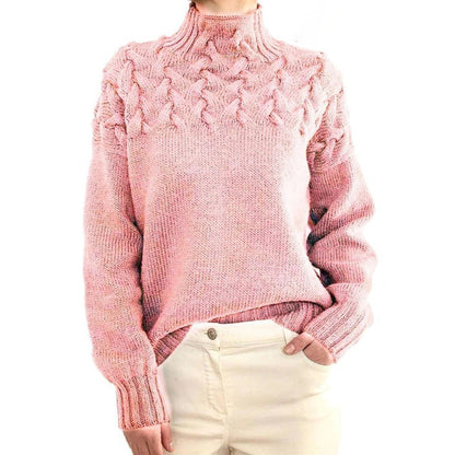 Soft Women's Crew Neck Knit Sweater