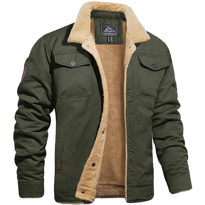 Classic Men's Leather Flight Jacket