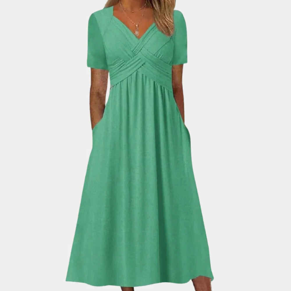 Beautiful Women's V-Neck Sundress