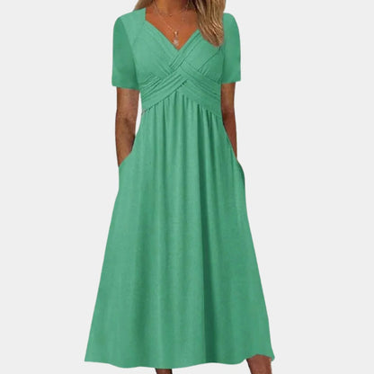 Beautiful Women's V-Neck Sundress