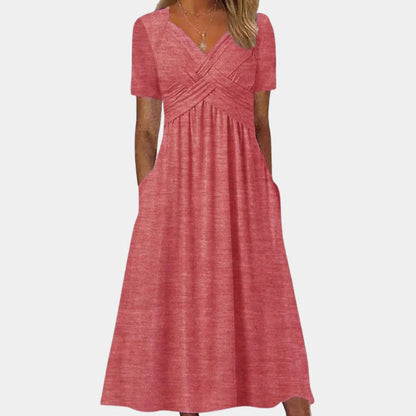 Beautiful Women's V-Neck Sundress