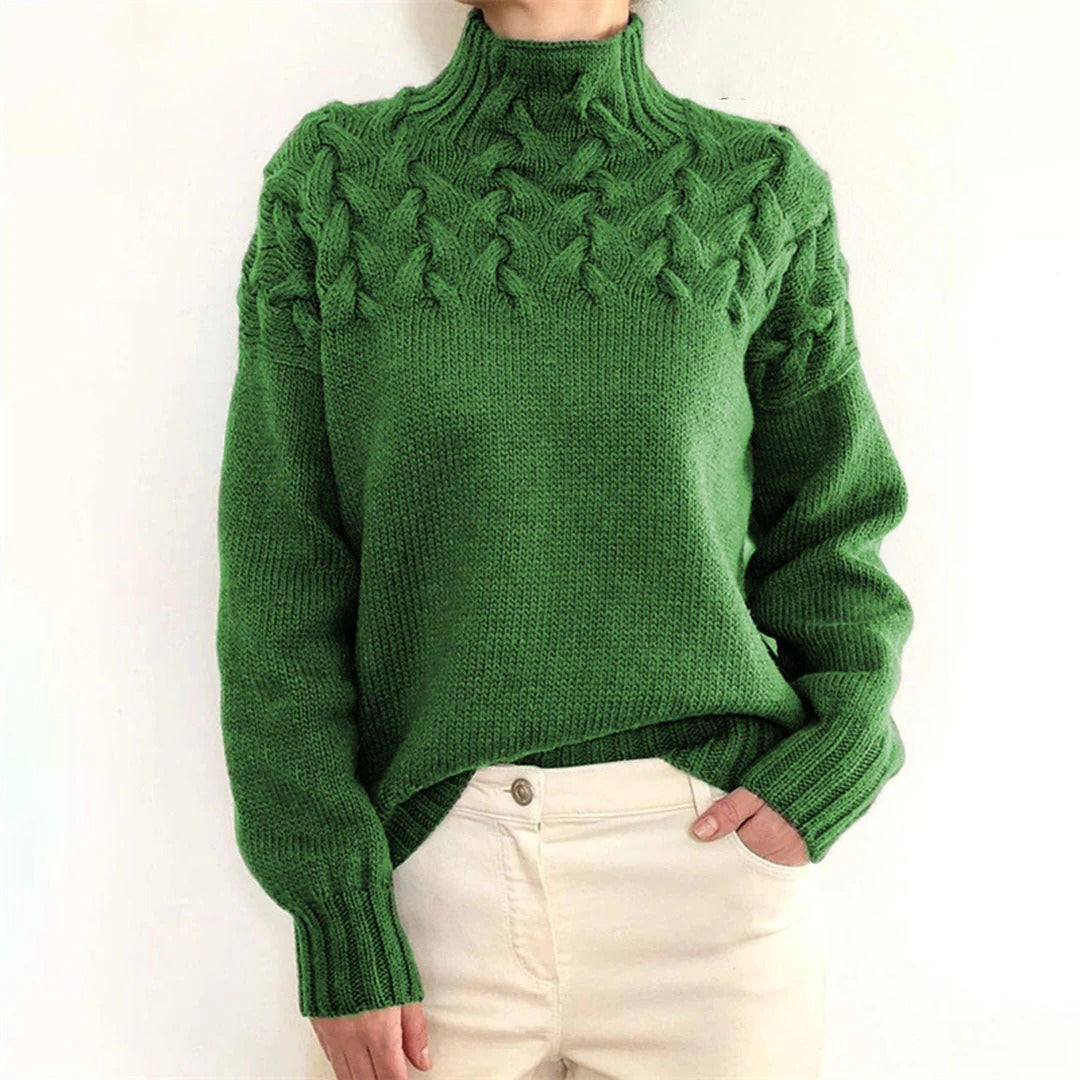 Soft Women's Crew Neck Knit Sweater
