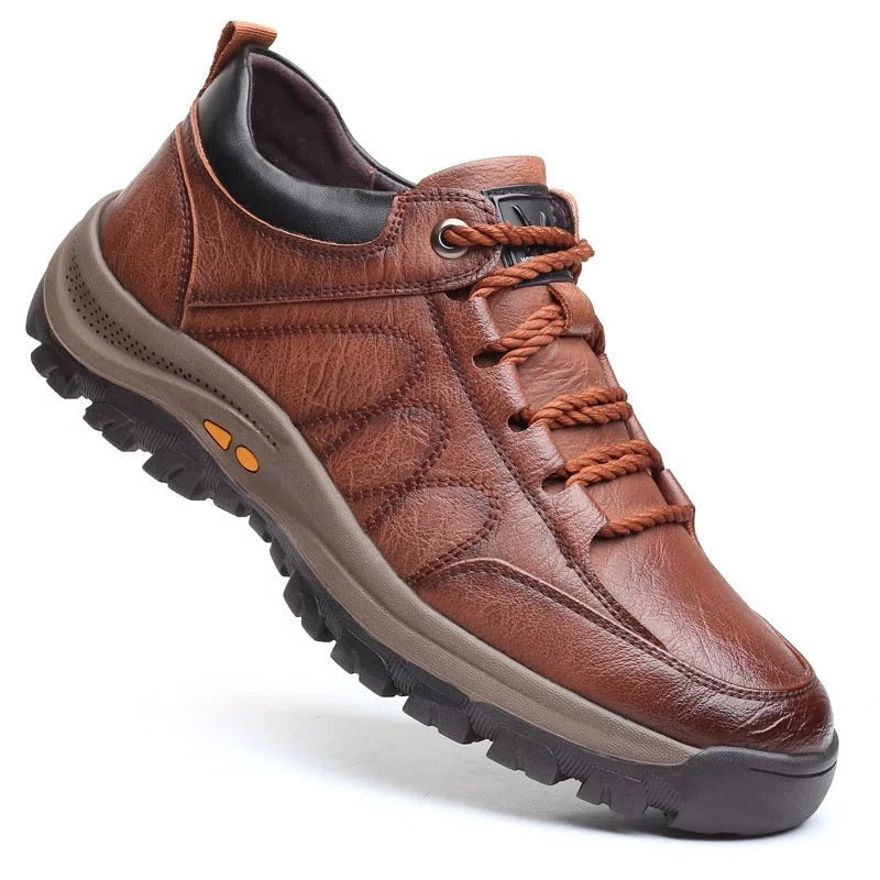 Comfortable Men's Leather Support Shoes