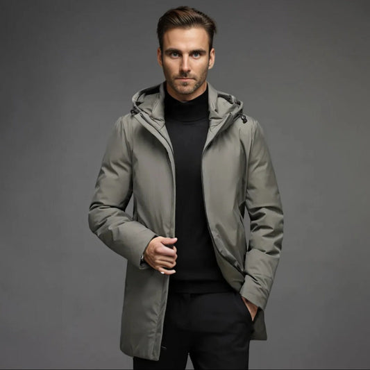 Warm Insulated Men's Waterproof Jacket - Pexav