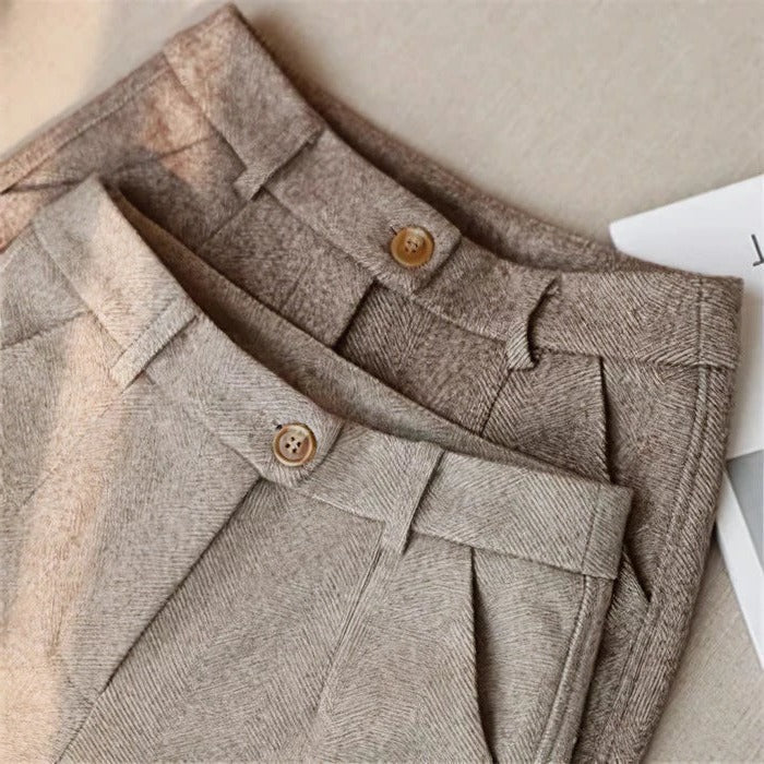 Slim Fit Ladies Tailored Trousers - Pexav