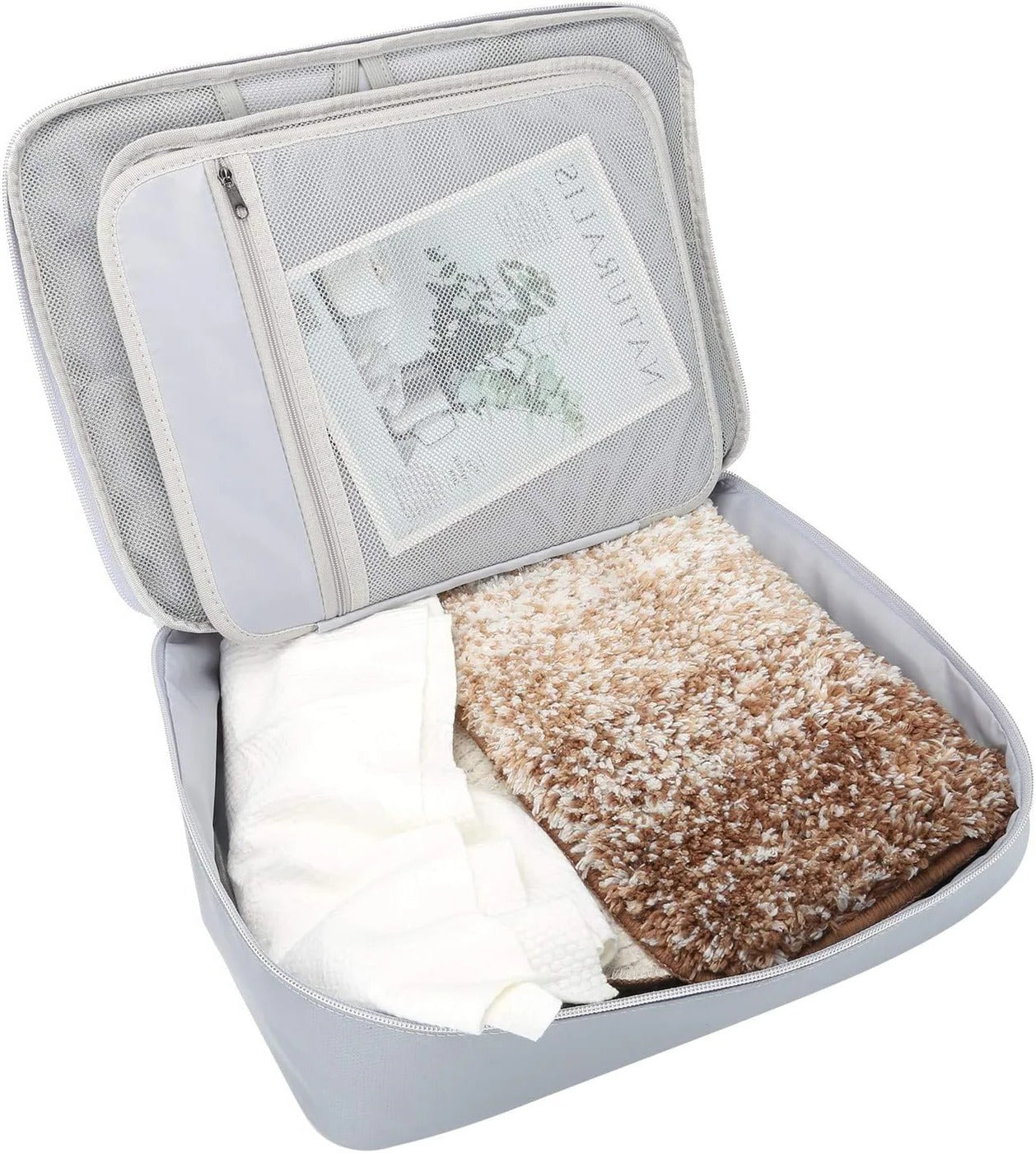 Secure Travel Wallet - Zipper Pouch for Cards and Files
