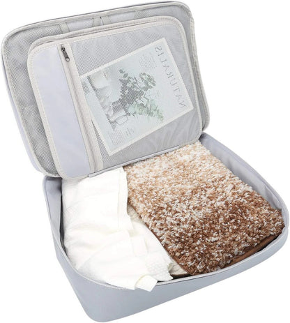 Secure Travel Wallet - Zipper Pouch for Cards and Files