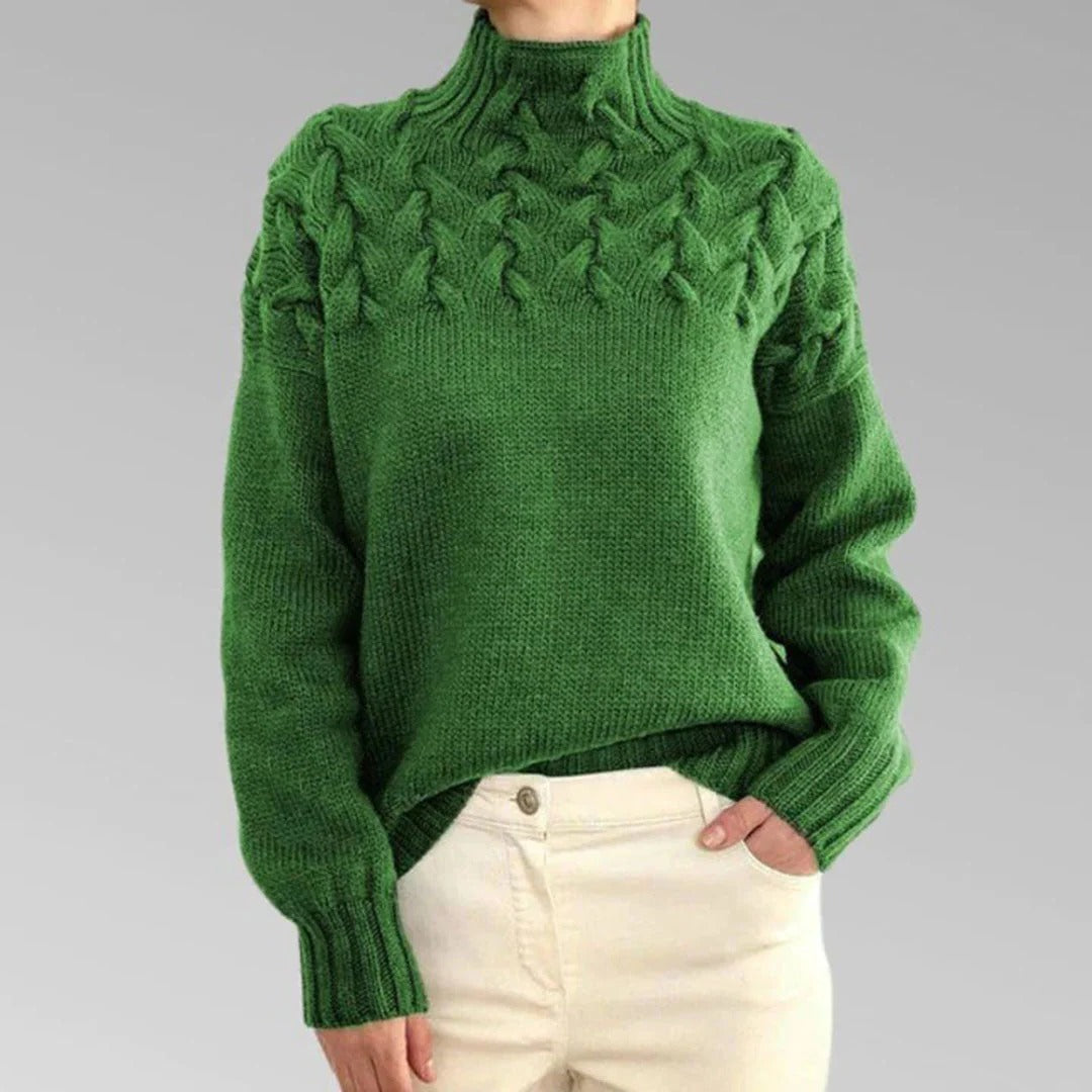 Soft Women's Crew Neck Knit Sweater